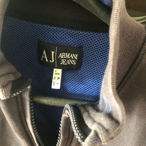 Beautiful ARMANI JEANS men's sweater with zipper - Picture 7 of 7
